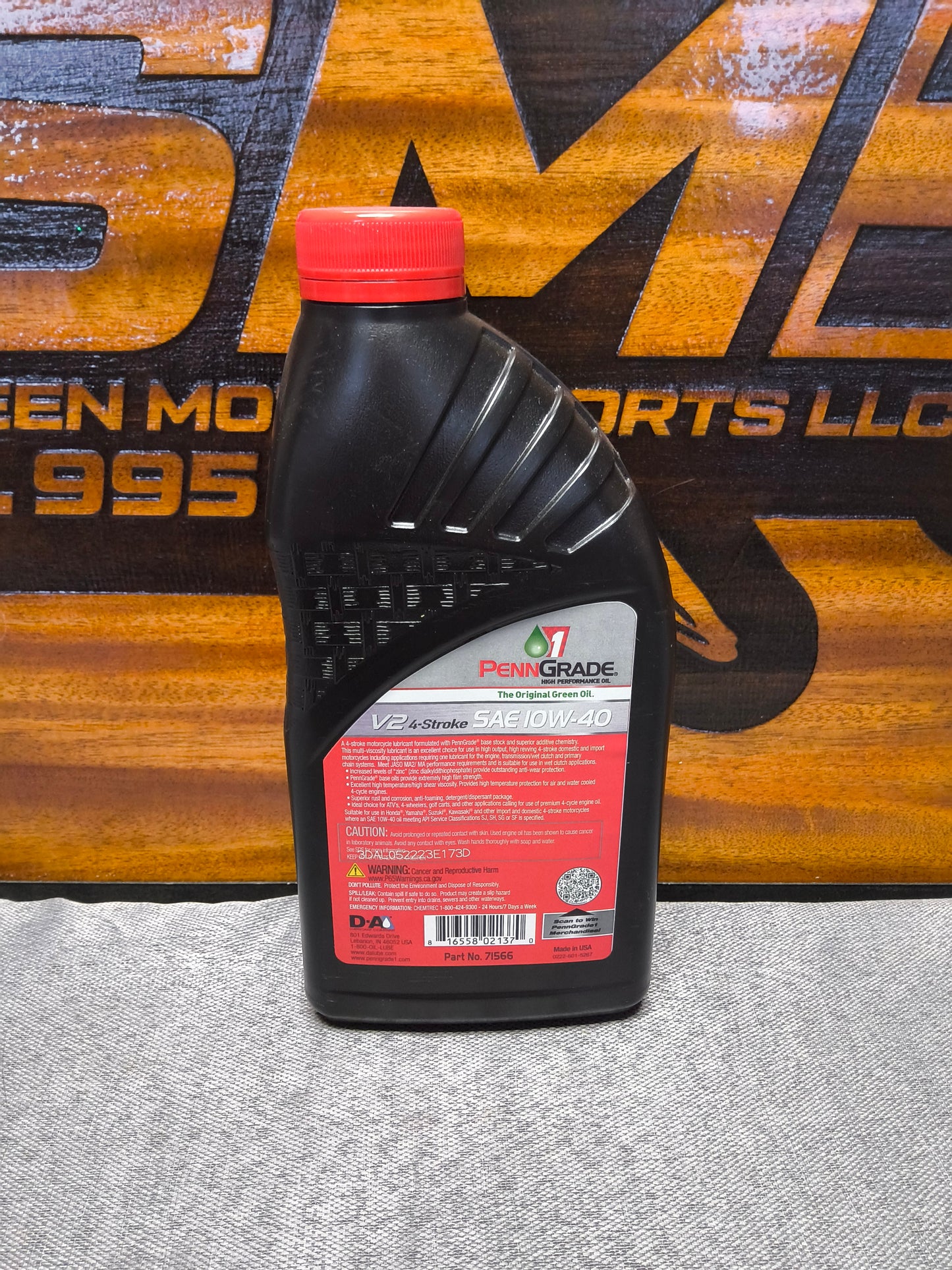 PENNGRADE MOTOR OIL 10W40