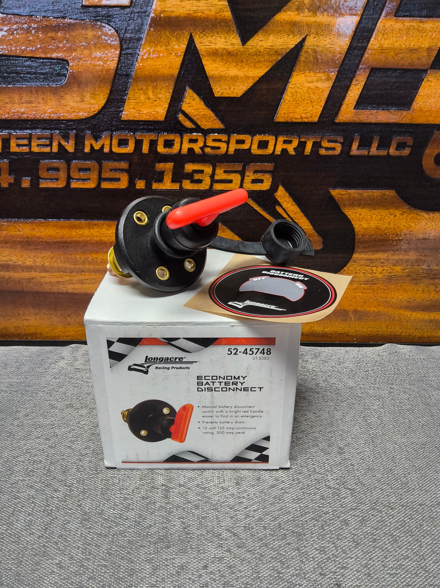 LONGACRE BATTERY MASTER DISCONNECT