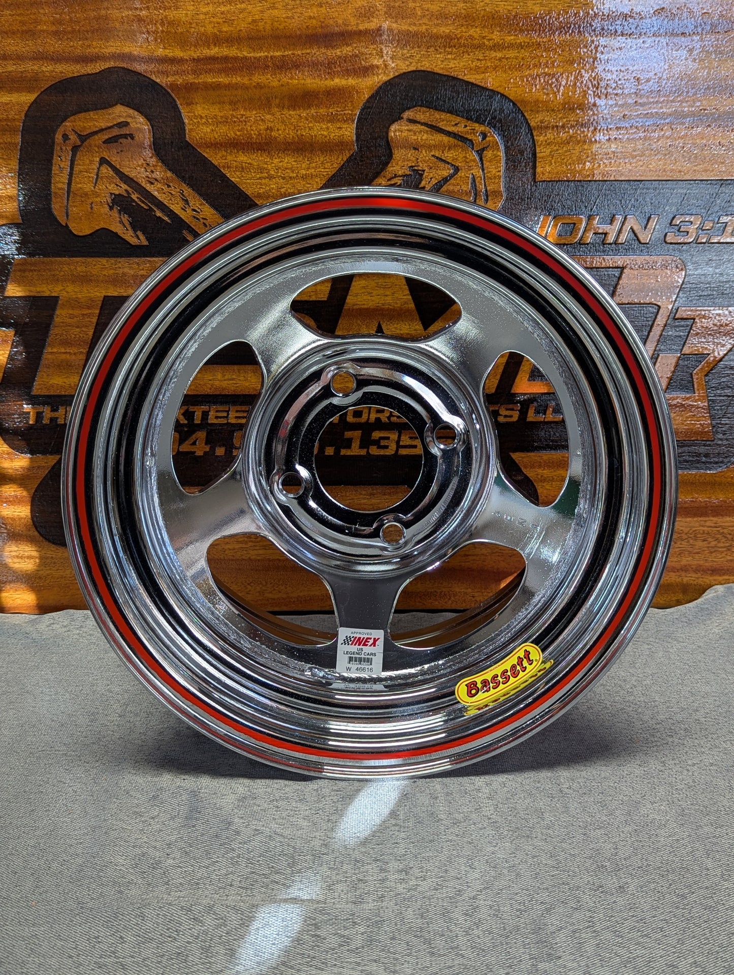 BASSETT WHEEL CHROME