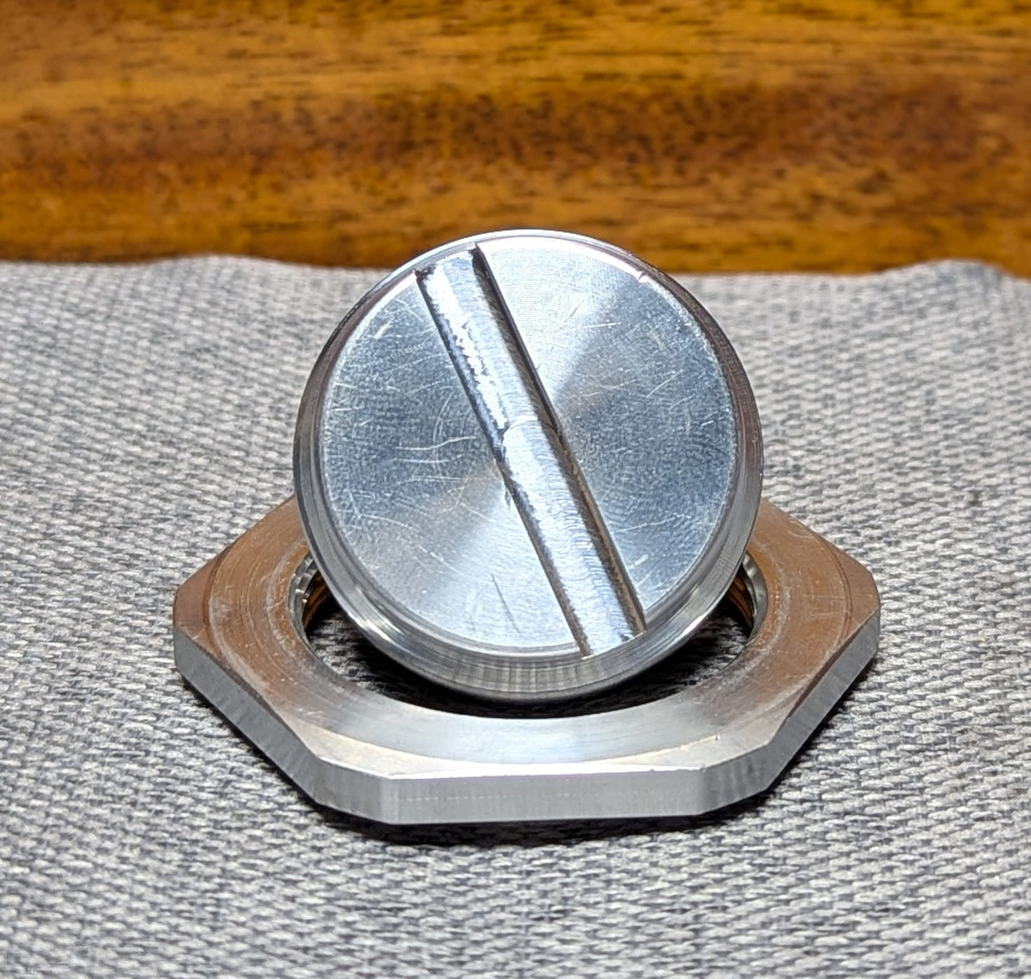 STEERING RACK ADJ. SCREW W/JAM NUT