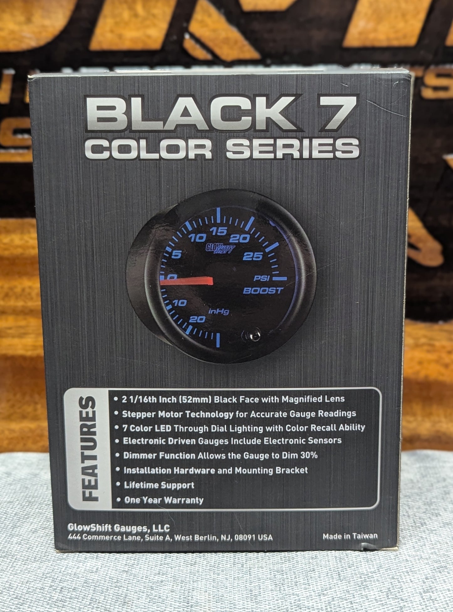 OIL PRESSURE GAUGE GLOWSHIFT