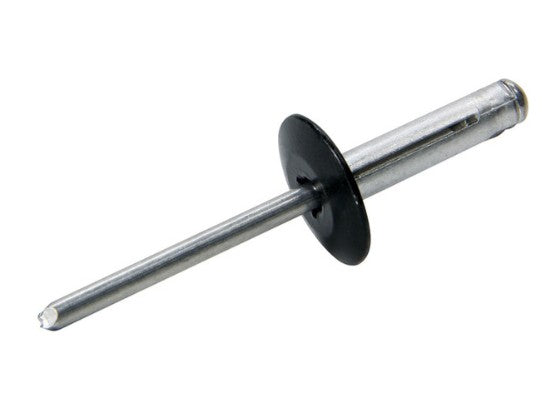 Allstar Large Head Rivet 250Pk Black Flange Type Aluminum Mandrel ALL18063