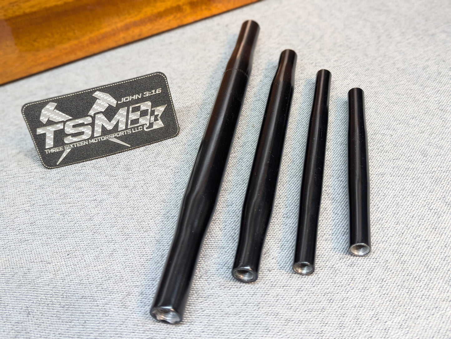 BLACK POWDER COATED BANDOLERO RODS