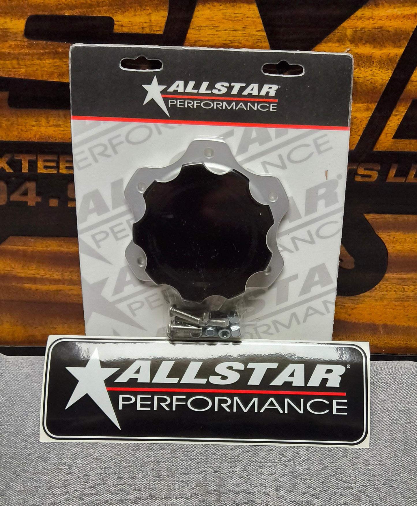 ALLSTAR FUEL CELL CAP AND BUNG JAZ 6-BOLT BLK