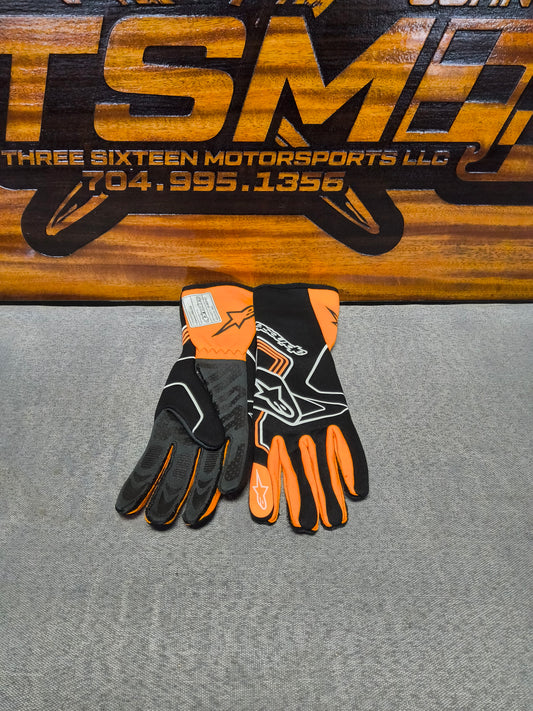 GLOVE TECH-1 RACE V3 BLACK / ORANGE X-LARGE