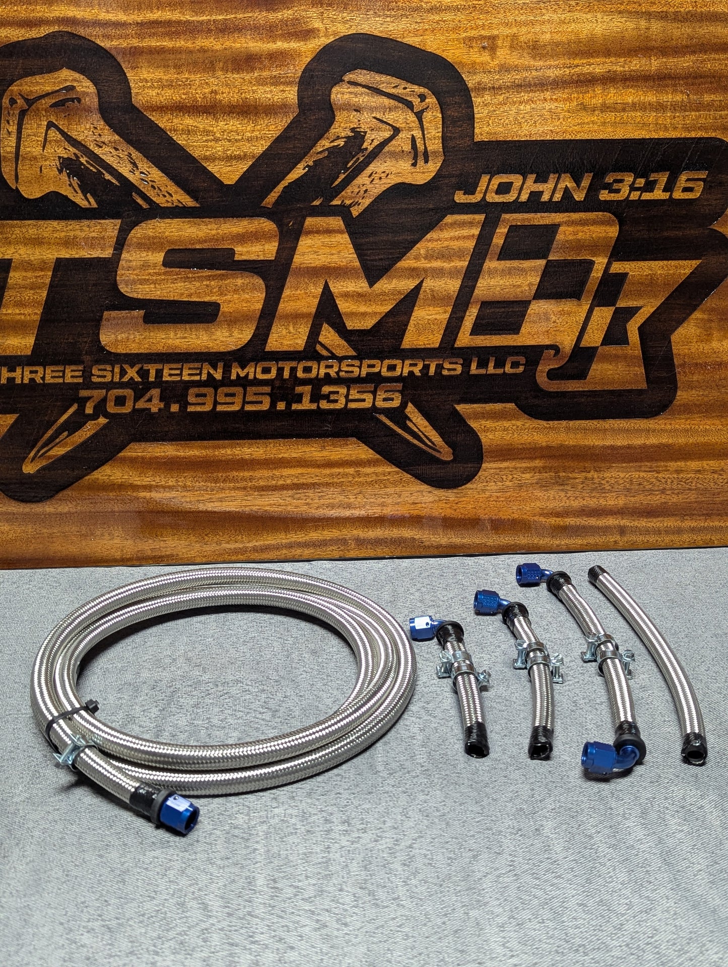 STAINLESS FUEL LINE KIT