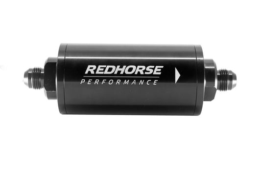 REDHORSE PERFORMANCE 6" Cylindrical In-Line Race Fuel Filter